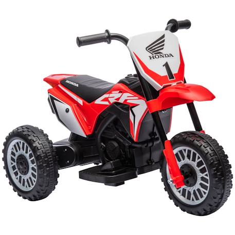 Moto cross électrique enfant 3 roues licence officielle honda crf 450 r 3 km/h max. Fonctions sonores Grey+Red 4 - vertbaudet enfant 