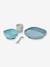 Set vaisselle 4 pièces silicone bleu+bleu+EUCALYPTUS+jaune+jungle+NIGHT BLUE+rose+terracotta+vert sauge 26 - vertbaudet enfant 