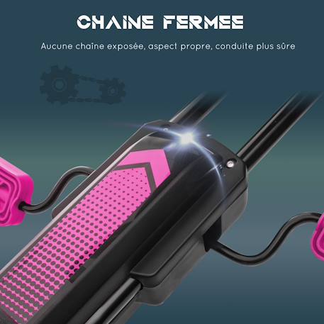 Kart à pédales enfant go kart formule 1 racing super power 5 aileron avant pneus gonflables caoutchouc Blue+Green+Pink+Red 18 - vertbaudet enfant 