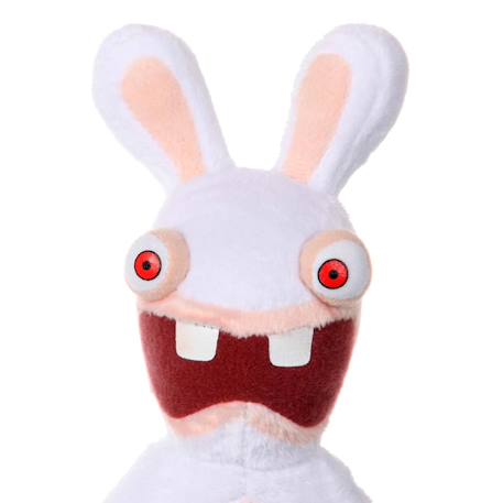 Peluche lapins crétins bouche ouverte - 18 cm White 2 - vertbaudet enfant 