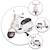 Scooter moto électrique enfant vespa 6v musique mp3 port usb klaxon phare feu ar White 4 - vertbaudet enfant 
