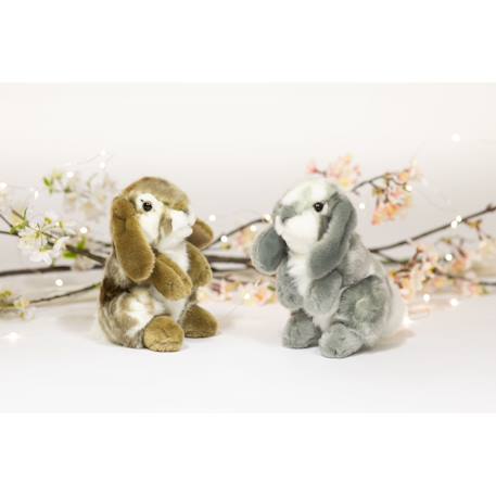 Peluche - peluche lapin bélier marron - 18 cm Brown 5 - vertbaudet enfant 