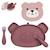Assiette + bol ventousés en silicone - ourson rose Pink 1 - vertbaudet enfant 