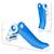 Toboggan enfant pliable usage intérieur extérieur dim. 120l x 50l x 56h cm hdpe Blue 3 - vertbaudet enfant 