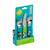 Lot de 3 couverts inox puzzle avec étui scruff Green 2 - vertbaudet enfant 