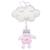 Boîte à musique rainbow chat - 32 cm Pink 1 - vertbaudet enfant 