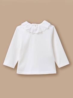 -T-shirt broderie anglaise bébé