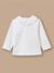 T-shirt broderie anglaise bébé Ecru 1 - vertbaudet enfant 