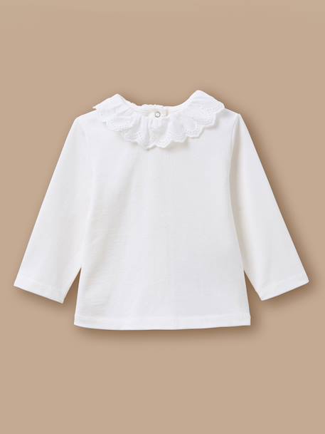 Bébé-T-shirt, sous-pull-T-shirt-T-shirt broderie anglaise bébé