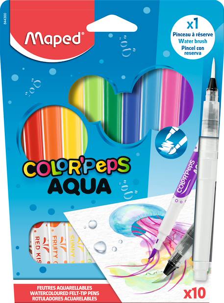 Garçon-Accessoires-Fourniture scolaire-Feutres aquarelle avec pinceau et réserve