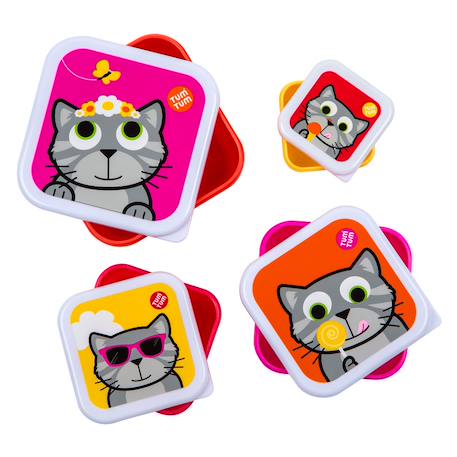 Lot de 4 boites gigognes bluebell Multi-coloured 2 - vertbaudet enfant 