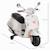 Scooter moto électrique enfant vespa 6v musique mp3 port usb klaxon phare feu ar White 3 - vertbaudet enfant 