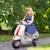 Scooter électrique enfant vespa 6v - musiques, feu av, entrée usb, radio fm - 2 roues auxiliaires Green+Pink+White 14 - vertbaudet enfant 
