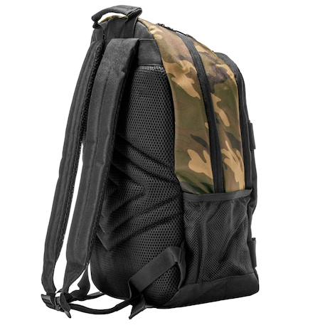 Sac à dos 2 compartiments et dos et bretelles rembourrés camo Green 5 - vertbaudet enfant 