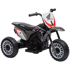 Jouet-Jeux de plein air-Sports de glisse et à roues-Véhicules enfant-Moto cross électrique enfant 3 roues licence officielle honda crf 450 r 3 km/h max. Fonctions sonores