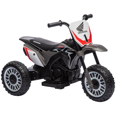 Moto cross électrique enfant 3 roues licence officielle honda crf 450 r 3 km/h max. Fonctions sonores Green+Grey 4 - vertbaudet enfant 