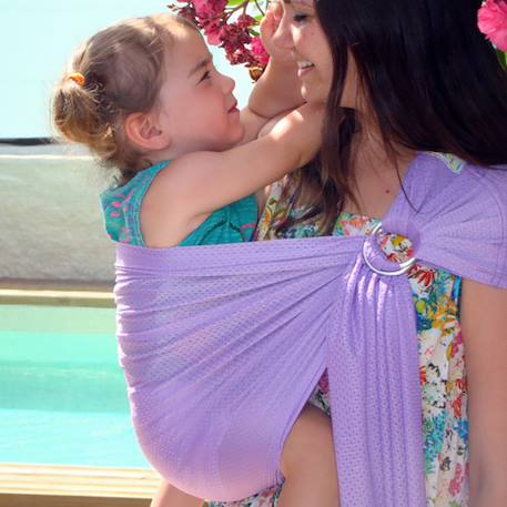 Porte-bébé sling sukkiri Blue+Green+Grey+Pink+Purple 25 - vertbaudet enfant 
