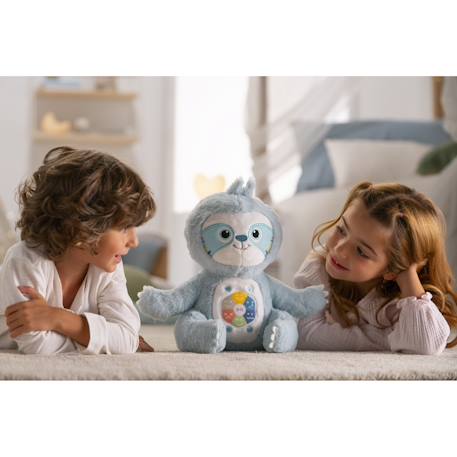 Peluche - siméon, mon conteur d'emotions - peluche interactive musicale et conteuse d'histoires - 28 cm Green 3 - vertbaudet enfant 