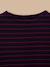 T-shirt marinière garçon Rayure bico bleu+Rayure bordeaux 4 - vertbaudet enfant 