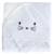 Set sortie de bain et gant lapin Blanc+Bleu+Gris perle+Terracotta 1 - vertbaudet enfant 