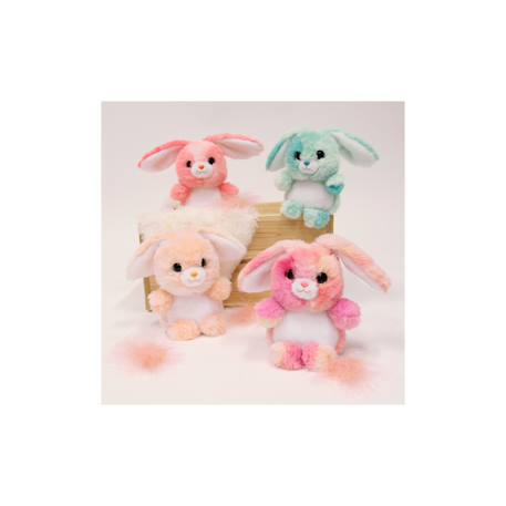 Peluche - peluche lapin cloudy 15 cm - violet Purple 3 - vertbaudet enfant 