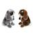 Peluche - peluche lapin bélier marron - 18 cm Brown 6 - vertbaudet enfant 