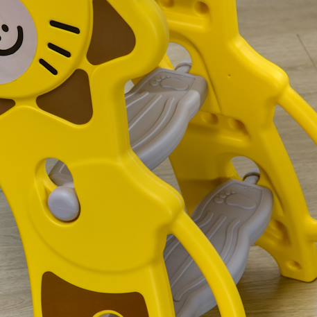 Toboggan enfant - panier basket, ballon, pompe inclus - hdpe Yellow 5 - vertbaudet enfant 