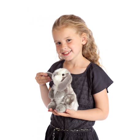 Peluche - peluche lapin bélier marron - 18 cm Brown 4 - vertbaudet enfant 
