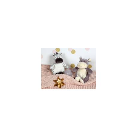 Peluche - peluche toodoux zèbre - 15 cm Black 3 - vertbaudet enfant 