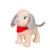 Peluche chiot - fun puppies sonores, beige foulard rouge Red 1 - vertbaudet enfant 