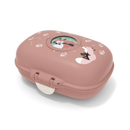 Boite à goûter enfant 600ml gram Blanc/rose+Bleu capy+Bleu dino+Bleu infinity+Bleu wolf+Cannelle fox+Rose birds+Rose blush+Rose moka+Rose papercut+Vert forest+Vert natural+Vert raccoon 28 - vertbaudet enfant 