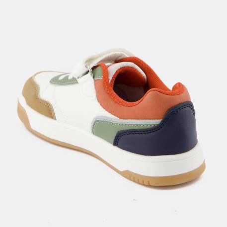 Baskets synthétique court breaker ps - enfant White 3 - vertbaudet enfant 