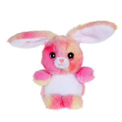 Peluche - peluche lapin cloudy 15 cm - rose  - vertbaudet enfant