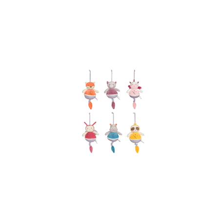 Boîte à musique bebe bamboo - hippopotame - 26 cm Grey 2 - vertbaudet enfant 