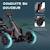 Kart à pédales enfant go kart formule 1 racing aileron avant carter chaine fermé siège réglable avec ceinture Black+Red 6 - vertbaudet enfant 