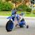 Moto cross électrique enfant 12v 3-8 km/h roulettes auxiliaires amovibles Blue+Green+Red 2 - vertbaudet enfant 