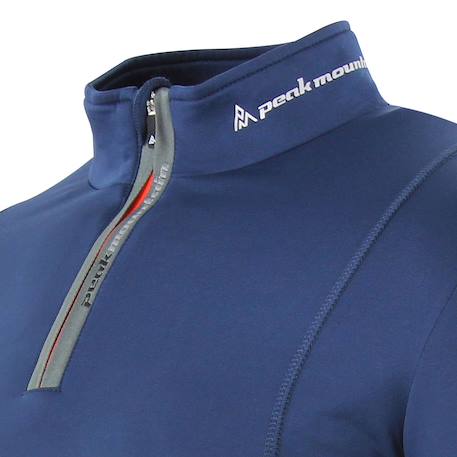 Top technique 1ere peau enfant ecanjim Bleu nuit+Kaki+Noir+Orange 4 - vertbaudet enfant 