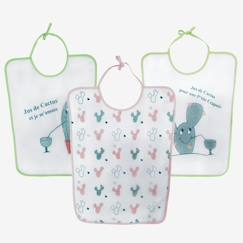 -Lot de 3 bavoir bébé