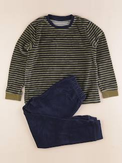 Seconde main-Garçon-Pyjama, surpyjama, dors-bien-Pyjama velours - 8 ans