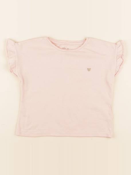 Tee-shirt - 5 ans Rose 1 - vertbaudet enfant 