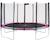 Trampoline rond ø 430cm avec filet de sécurité - ralli 430 Pink 1 - vertbaudet enfant 