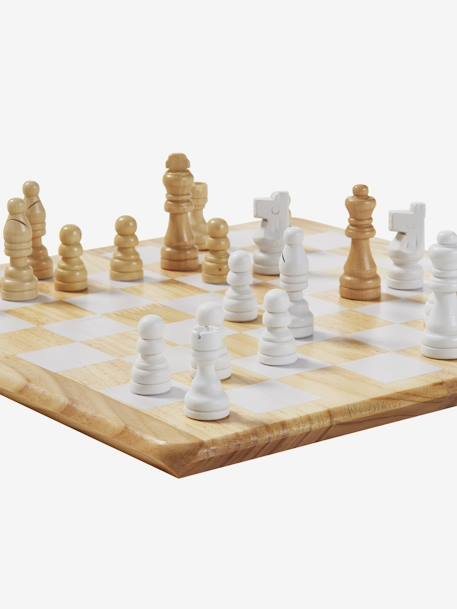 Jeu d'échecs en bois FSC® beige 4 - vertbaudet enfant 