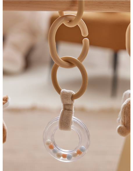 Set d'activités pour arche d'éveil Ecru, blanc, marron 5 - vertbaudet enfant 