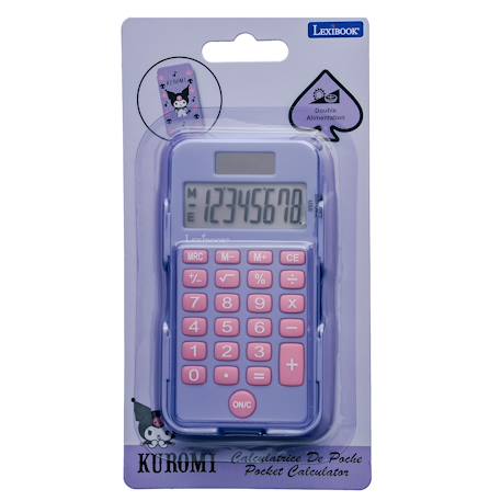 Calculatrice de poche kuromi Violet 3 - vertbaudet enfant 