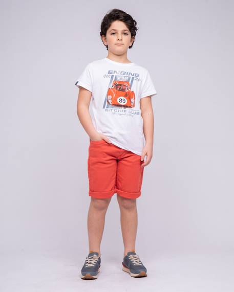 Bermuda bandal garçon Beige+Blue+Green+Orange+Red+Yellow 16 - vertbaudet enfant 