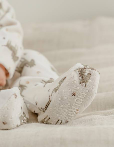 Pyjama bébé en velours à motif White 4 - vertbaudet enfant 
