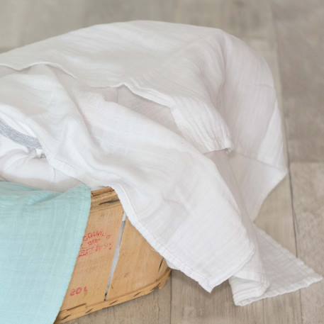Lot de 6 langes Blanco 2 - vertbaudet enfant 