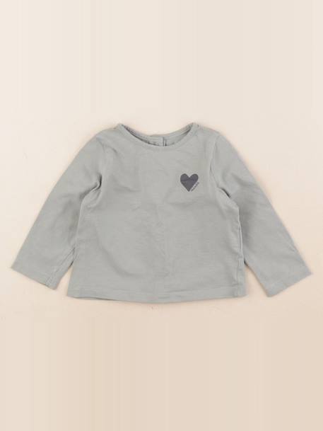 Tee-shirt - 6 mois Vert 1 - vertbaudet enfant 
