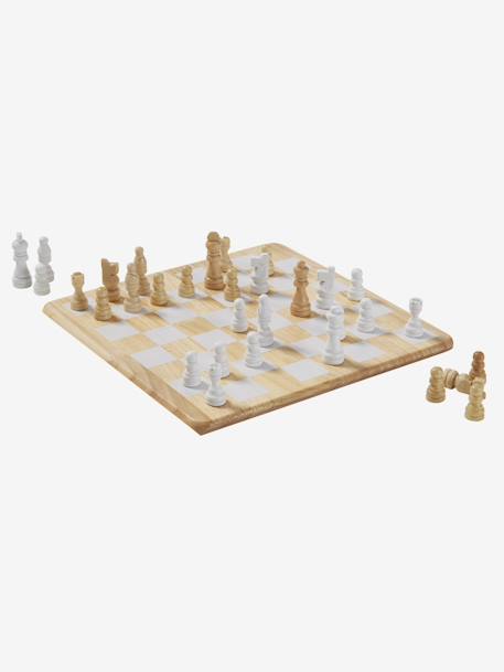 Jeu d'échecs en bois FSC® beige 2 - vertbaudet enfant 