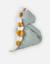 Peluche small stegi en mousseline de coton bio Gris, orange 3 - vertbaudet enfant 